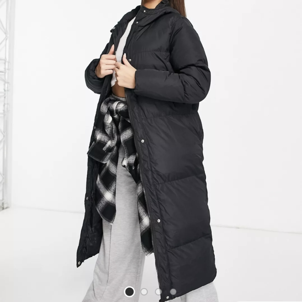 NWT Threadbare Jodie maxi puffer coat (black)